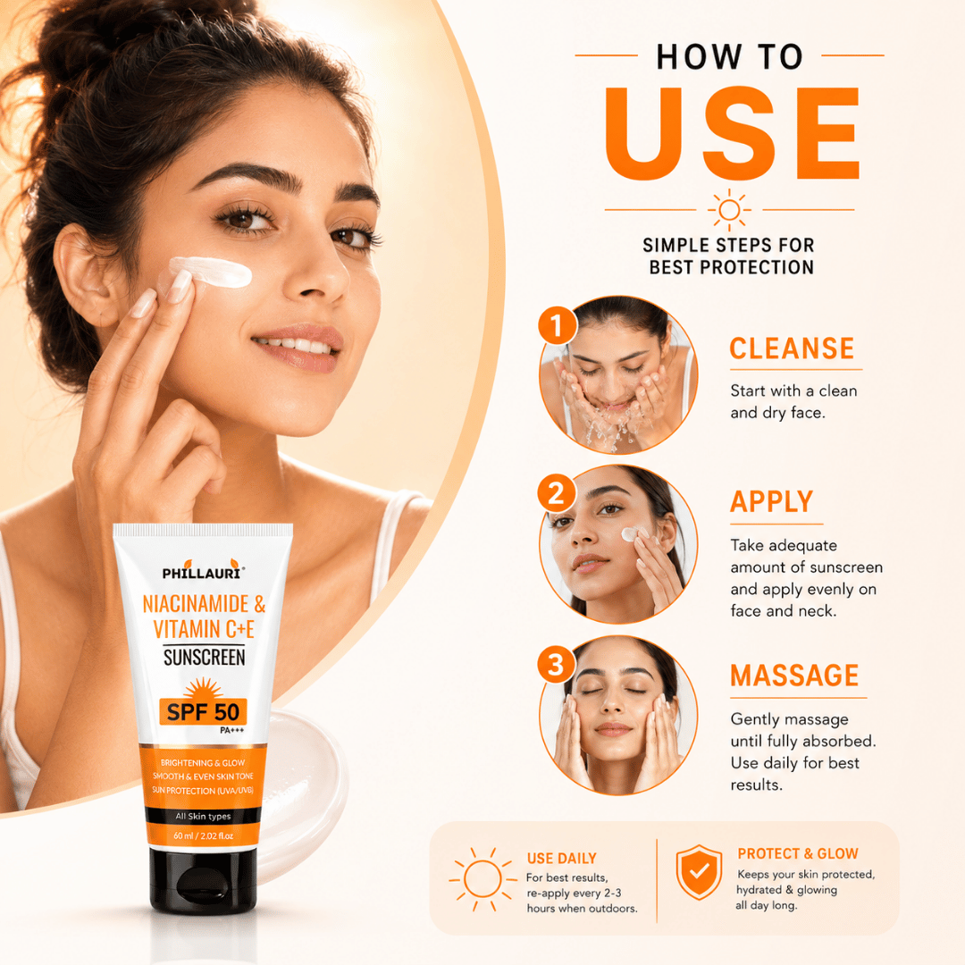 Phillauri Niacinamide & Vitamin C+E Sunscreen