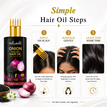 Phillauri Onion Black Seed Hair Oil