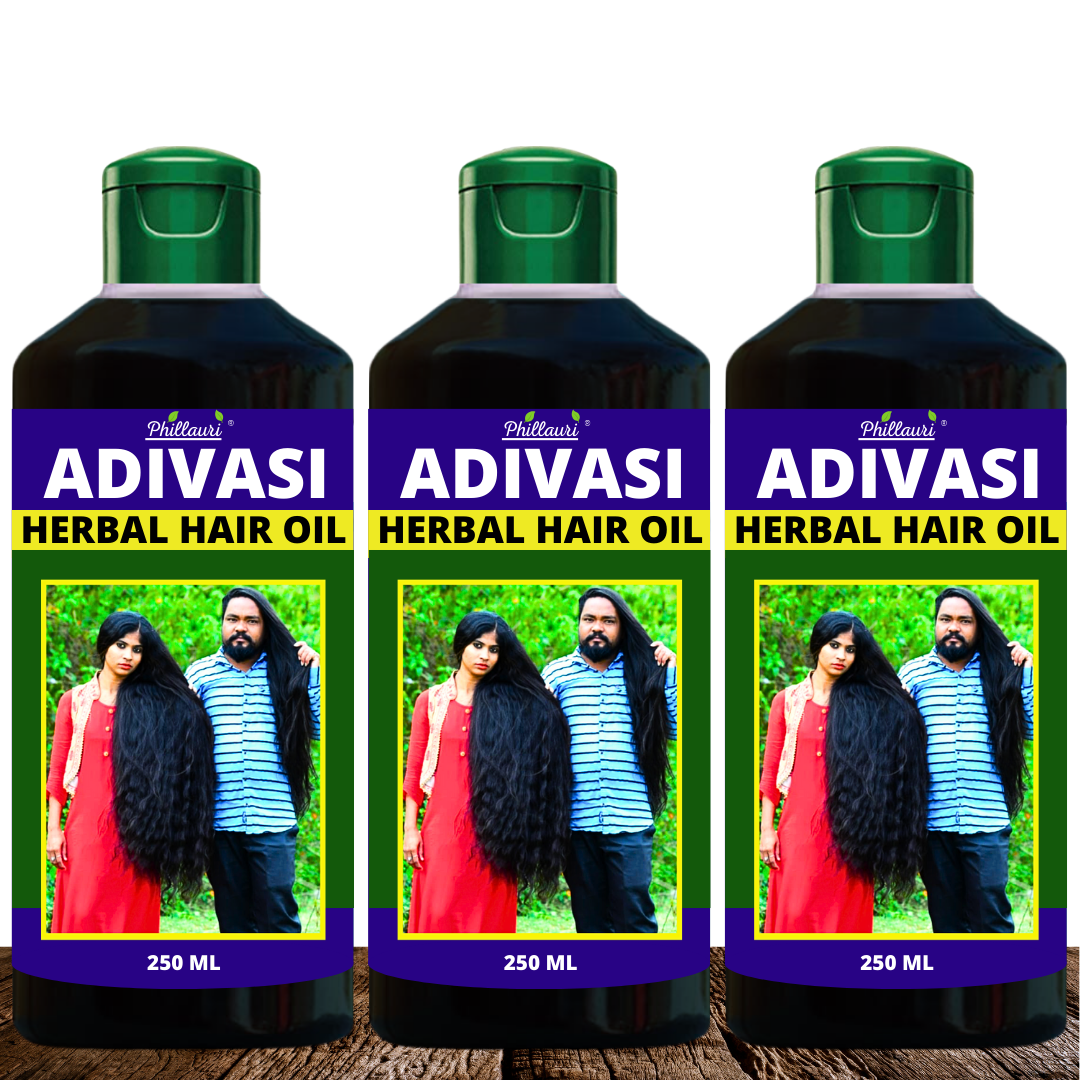 Phillauri Adivasi Herbal Hair Oil For Hair Fall Control, 750 ML