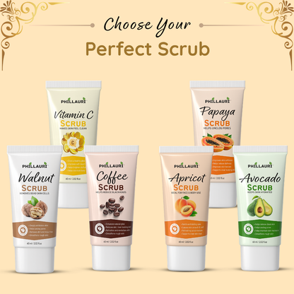 Phillauri Rice Water Scrub – Gentle Exfoliating Face Scrub | 60ml (Pack-1)