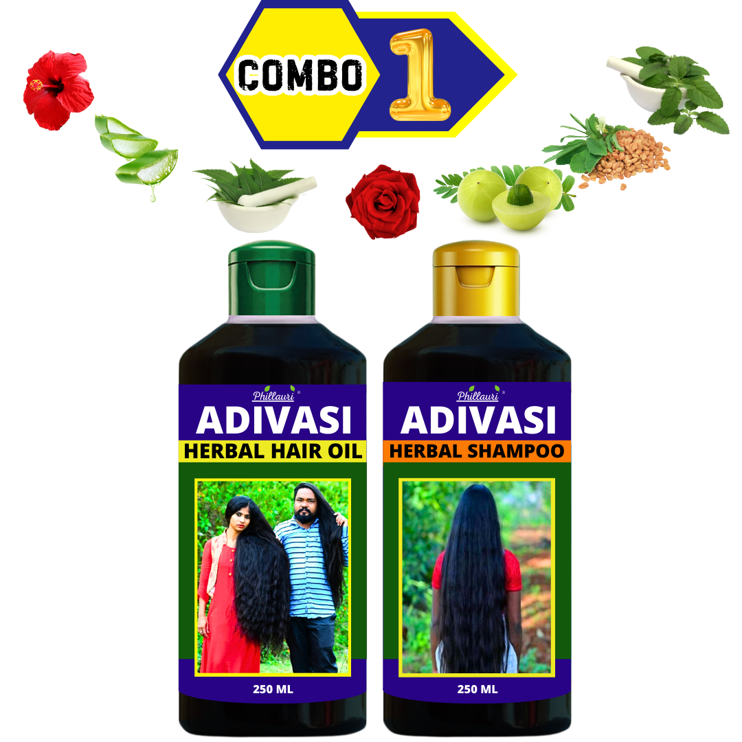 Phillauri Herbal Hair Oil, Shampoo, Conditioner Combo