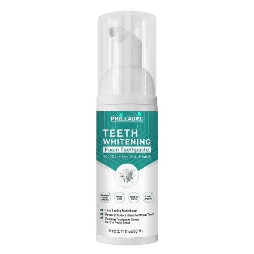 Phillauri Teeth Whitening Foam – White & Healthy Teeth, 60ml