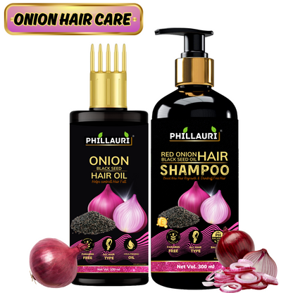 Phillauri Onion Black Seed Hair Oil For Boost Growth, 400ML