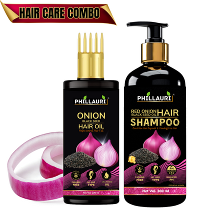 Phillauri Onion Black Seed Hair Oil For Boost Growth, 400ML