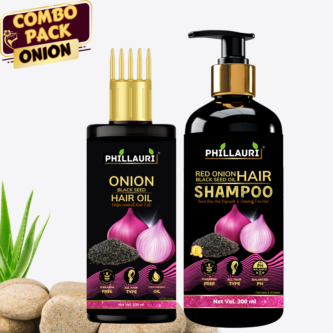 Phillauri Onion Black Seed Hair Oil For Boost Growth, 400ML