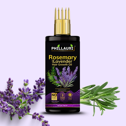 Phillauri Rosemary Lavender Hair Growth Oil, Paraben Free, 100ml