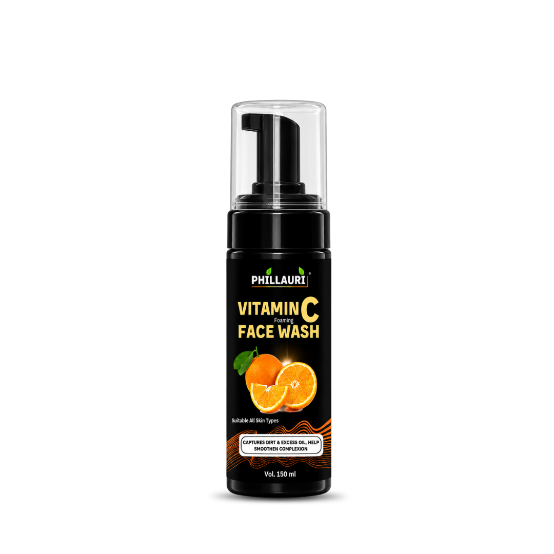Phillauri Vitamin C Foaming Face Wash – With Aloe Vera & Green Tea