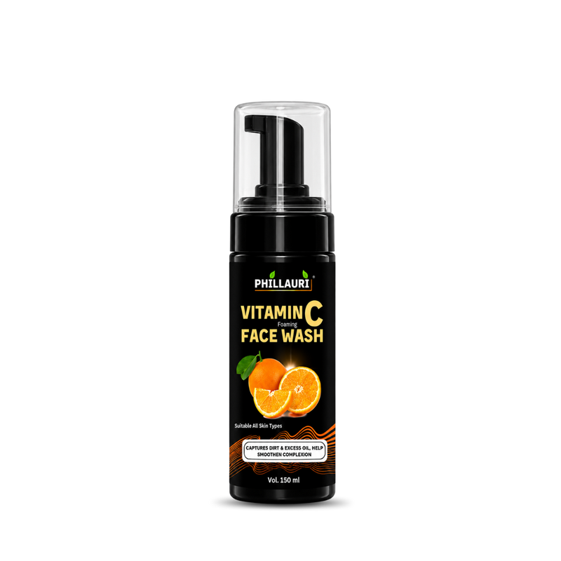 Phillauri Vitamin C Foaming Face Wash – With Aloe Vera & Green Tea
