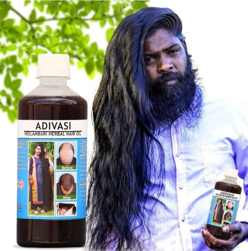 Neelambari ADIVASI HERBAL HAIR OIL, NATURAL Way to Hair Regrowth Adivasi Formula